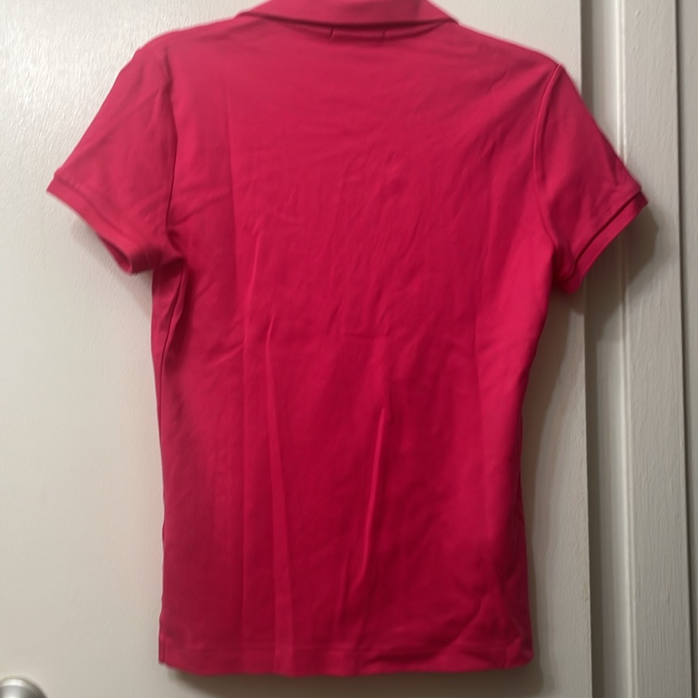Bright pink polo shirt size L - Picture 4 of 4